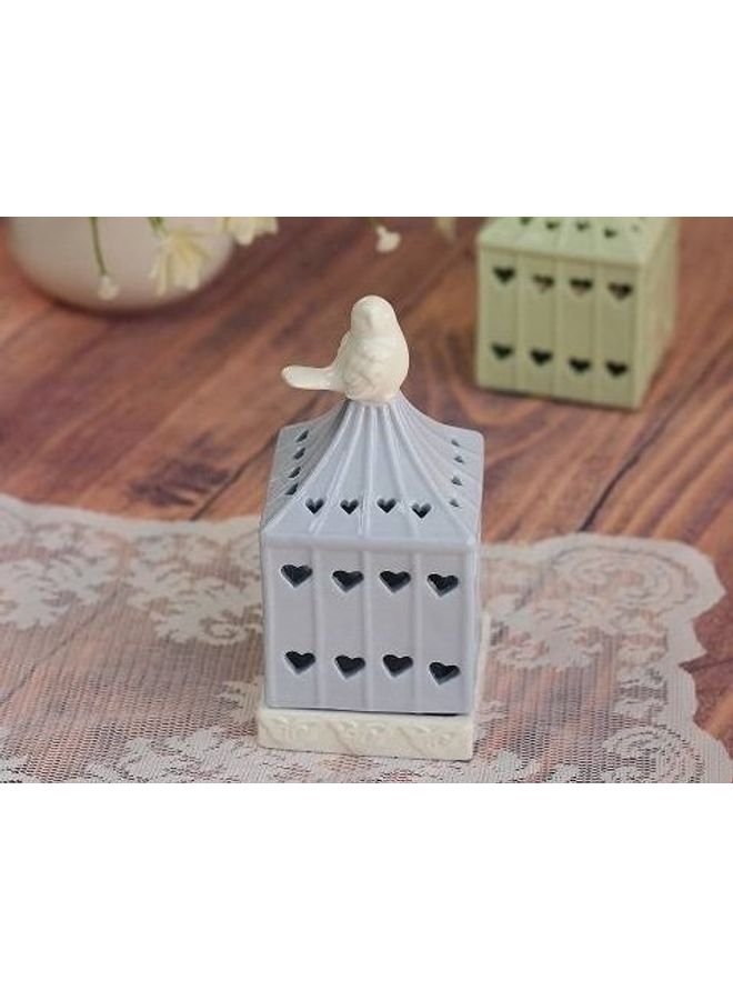 Handsomegift Candle Stand Blue 15X9X7cm - Image 1