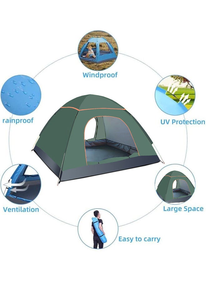 Arabest 3-4 Person Pop Up Camping Tent 200x200x130cm  - Image 3