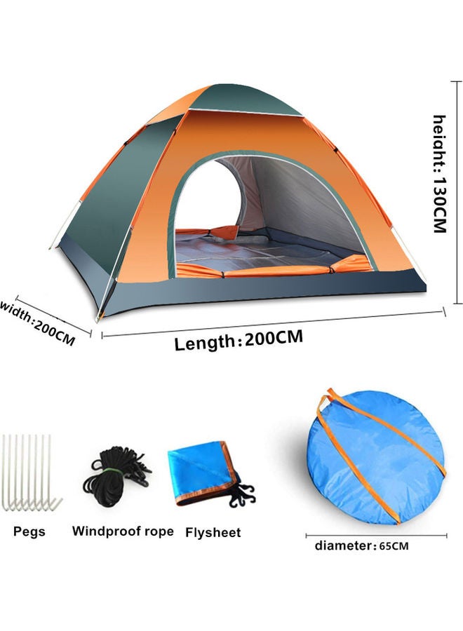 Arabest 3-4 Person Pop Up Camping Tent 200x200x130cm  - Image 4