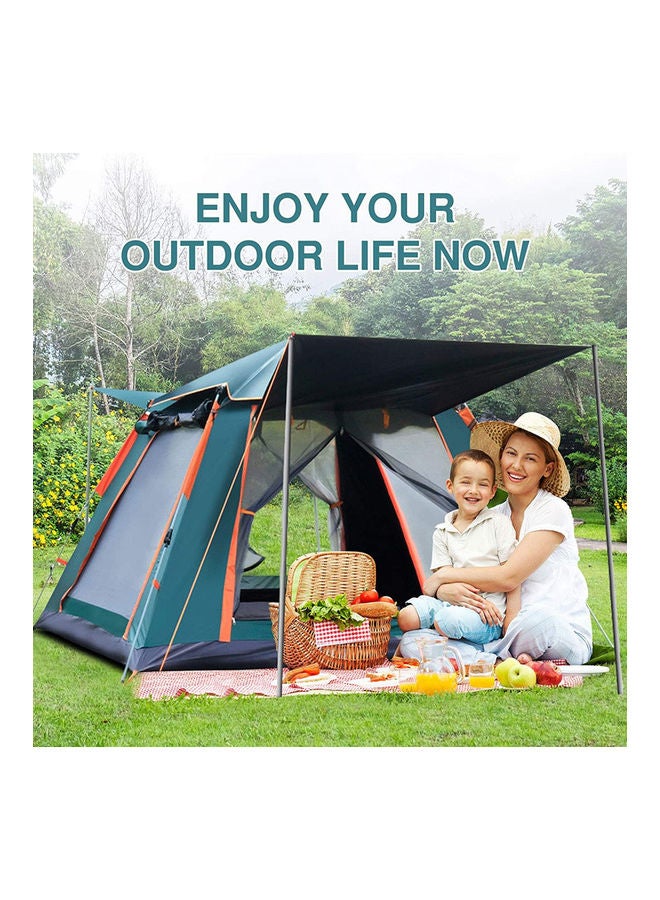 Arabest - 3-4 Person Fully Automatic Double Layer Camping Tent 215x215x140cm - Image 1