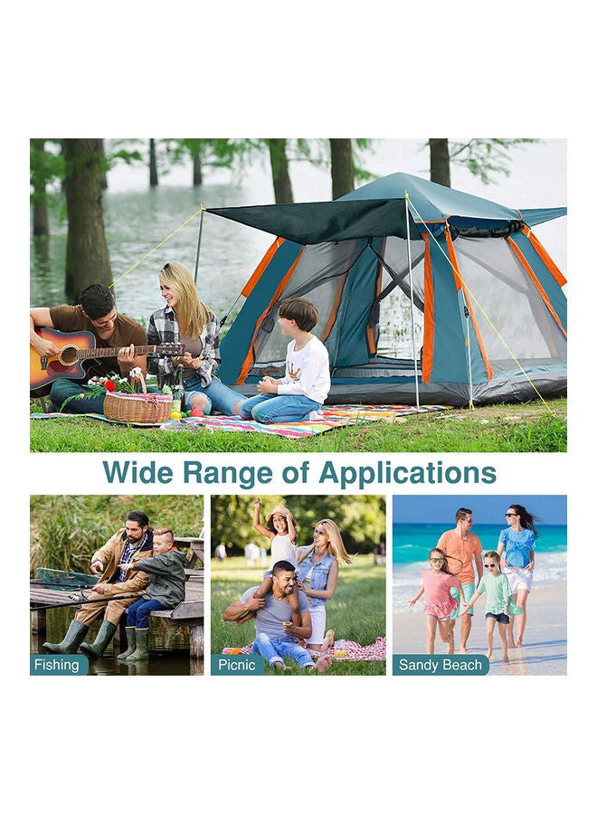 Arabest - 3-4 Person Fully Automatic Double Layer Camping Tent 215x215x140cm - Image 1