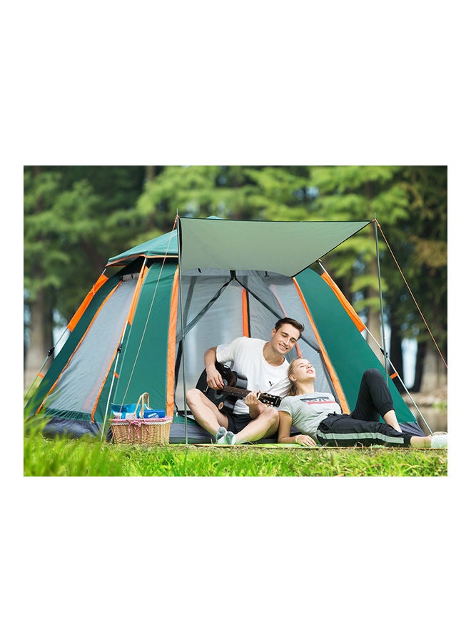 Arabest - 3-4 Person Fully Automatic Double Layer Camping Tent 215x215x140cm - Image 1