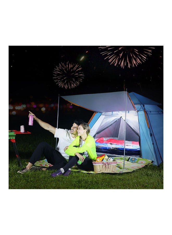 عربست خيمة تخييم أوتوماتيكية بالكامل بطبقة مزدوجة تتسع لـ 3-4 أشخاص مقاس 215 × 215 × 140 سم 215x215x140سم - Image 3