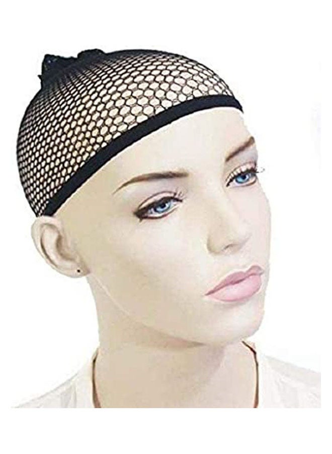 CHUANJIA - 2 Wig Hair Nets To Help With Wigs Black - Image 1