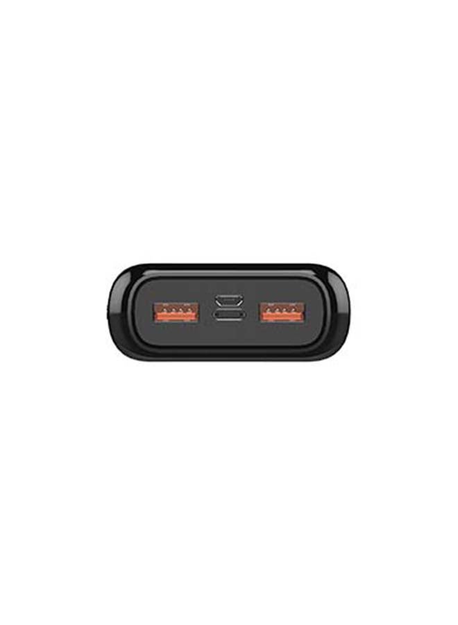 Energizer - 20000 mAh Fast Charging Power Bank With 2-USB-A and 1 USB-C, Type-C micro-USB Inputs Black - Image 1