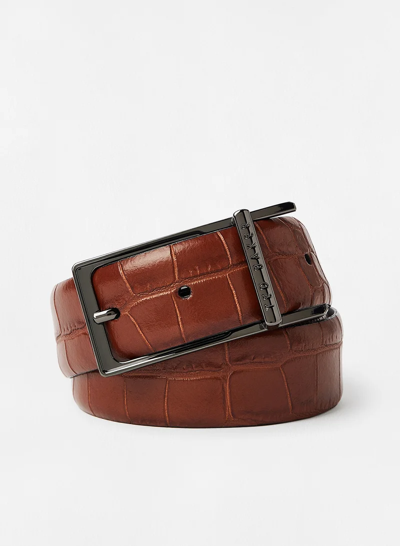 Ted Baker Calgary Leather Belt Brown