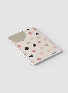 LOWHA 60-Sheets Spiral Notebook Grey/Pink/Black  - Image 2