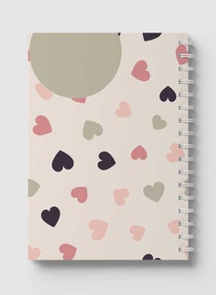 LOWHA 60-Sheets Spiral Notebook Grey/Pink/Black  - Image 5