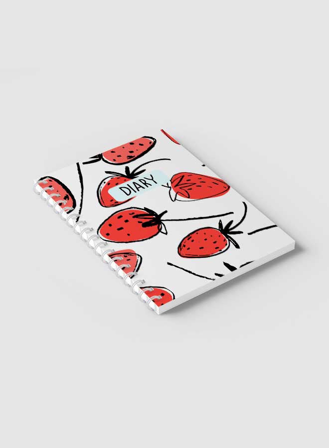 لوحة دفتر ملاحظات بسلك حلزوني من 60 ورقة متعدد الألوان - Image 2