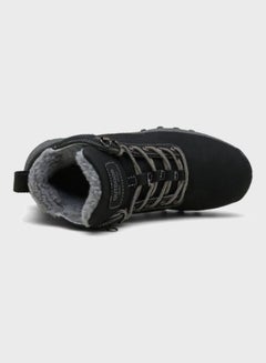 Beauenty Lace-Up Detail Hiking Shoes Black  - Image 4
