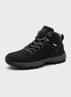Beauenty Lace-Up Detail Hiking Shoes Black  - Image 1