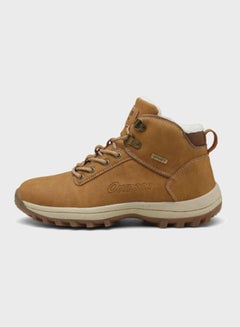 Beauenty Lace-Up Detail Hiking Shoes Light Brown  - Image 2