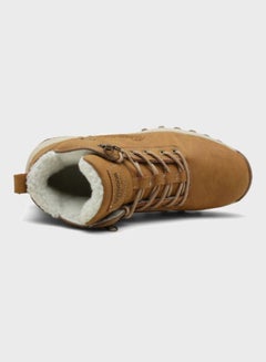 Beauenty Lace-Up Detail Hiking Shoes Light Brown  - Image 4