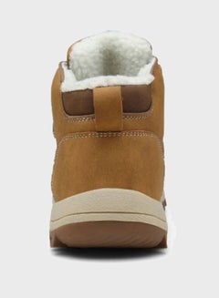 Beauenty Lace-Up Detail Hiking Shoes Light Brown  - Image 3