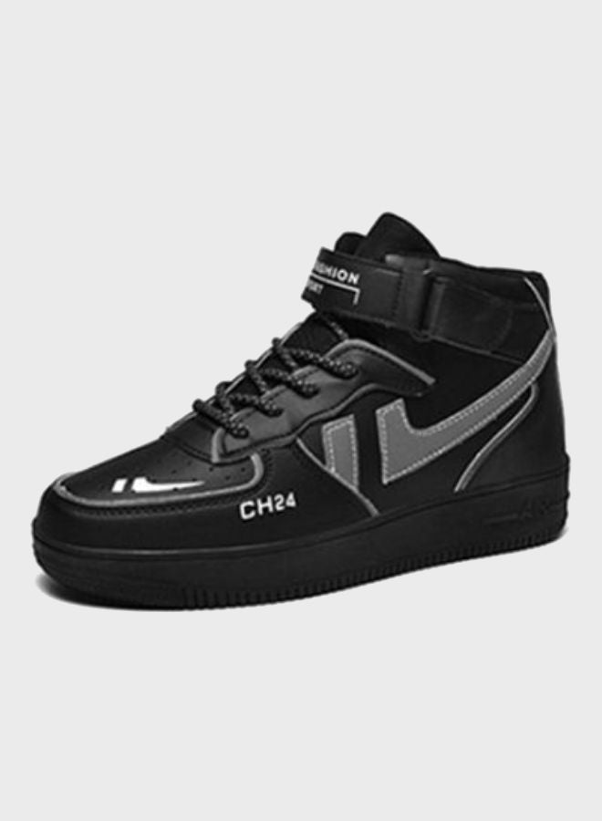 Beauenty Air Force No.1 High Top Sneakers Black/Grey  - Image 1