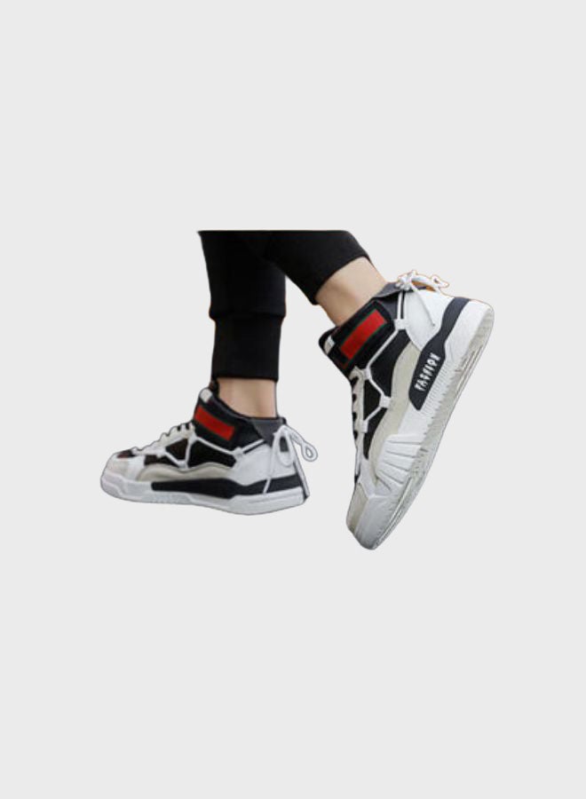 Beauenty Autumn High Top Sneakers White/Black/Grey  - Image 4
