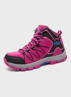Beauenty Outdoor Lace-Up Hiking Shoes Pink/Black  - Image 1