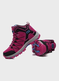 Beauenty Outdoor Lace-Up Hiking Shoes Pink/Black  - Image 2
