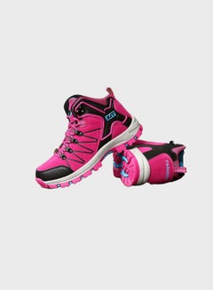 Beauenty Outdoor Lace-Up Hiking Shoes Pink/Black  - Image 3