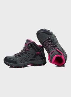 Beauenty Lace-Up Casual Hiking Shoes Grey/Black  - Image 3