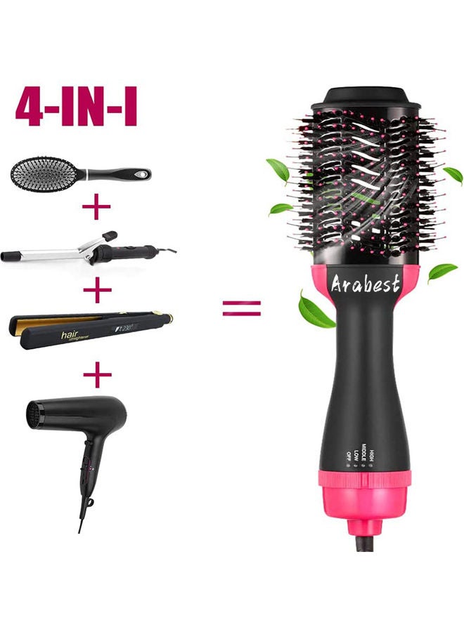 Arabest Electric Professional Hot Air Straight Curling Comb Black/Pink 34 x 7.5 x 5.5cm - Image 1