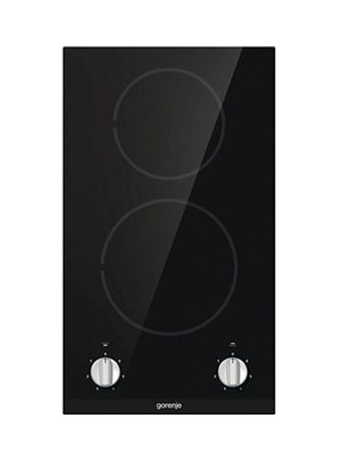 Gorenje Built-In Electric Ceramic Hob 30 Cm 2 Burners EC321BCSC Black