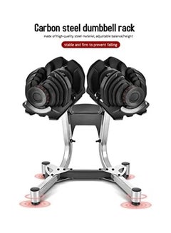 Yalla HomeGym Pair Of Smart Adjustable Dumbbells & Rack Set 40kg  - Image 2