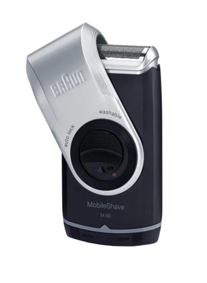 BRAUN M90 MobileShave Shaver Silver/Black