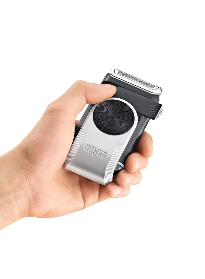 BRAUN M90 MobileShave Shaver Silver/Black