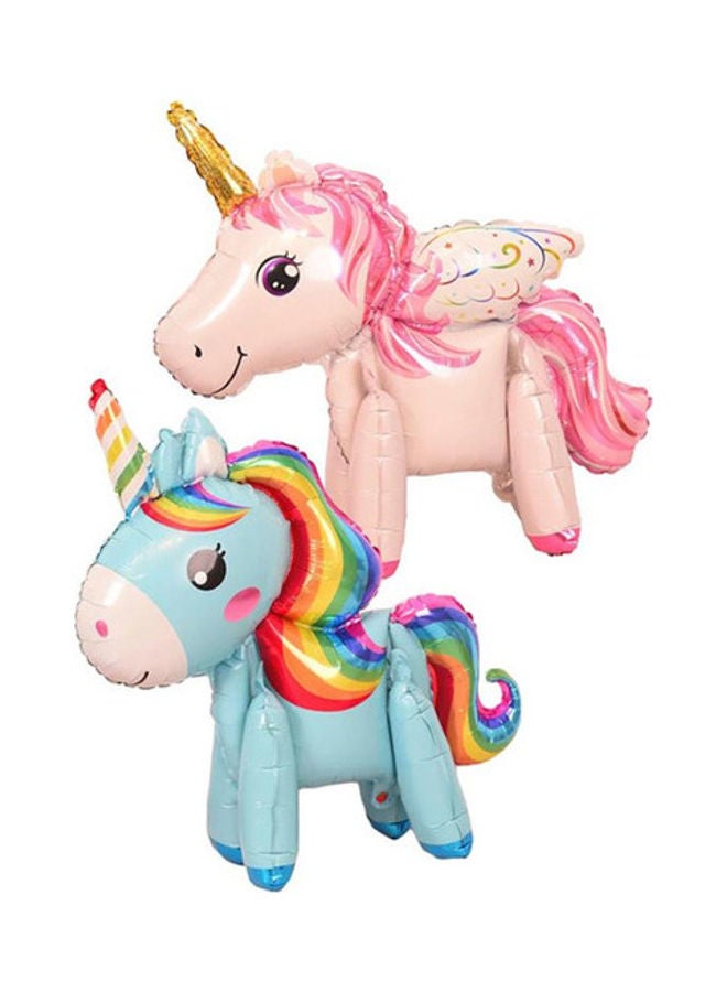مس تيارا بالونات من القصدير على شكل يونيكورن ثلاثي الأبعاد من 6 قطع - Image 3