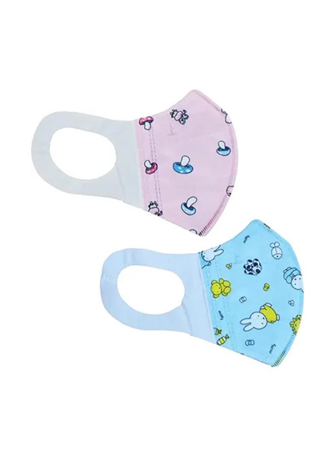 50-Piece 3D Kids Face Mask Multicolour - Image 2