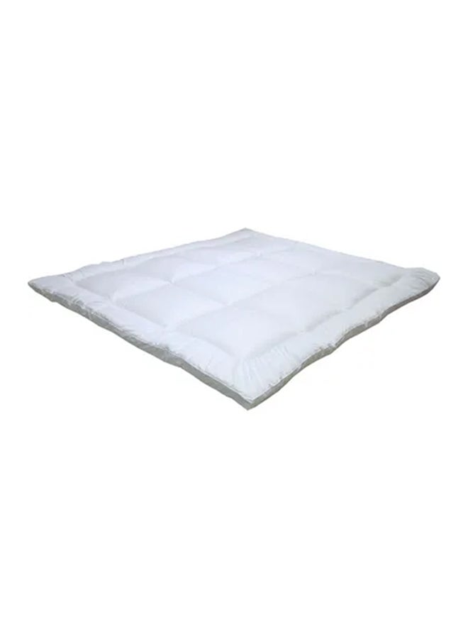 Maestro Anti Alllergic Super Soft Microfiber Mattress Topper Polyester White 100x200cm  - Image 1