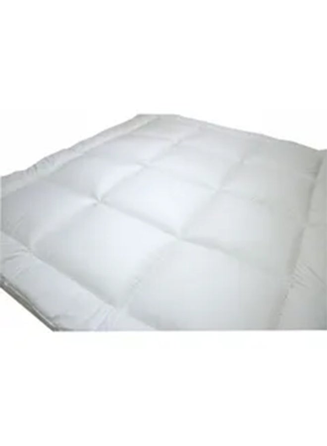 Maestro Anti Alllergic Super Soft Microfiber Mattress Topper Polyester White 100x200cm  - Image 4