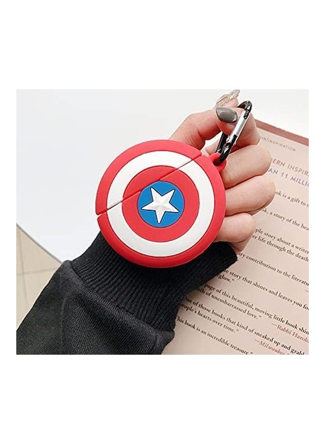 YONK Protective Case Cover Compatible with New Apple AirPods 3rd Generation Red/White - Image 4