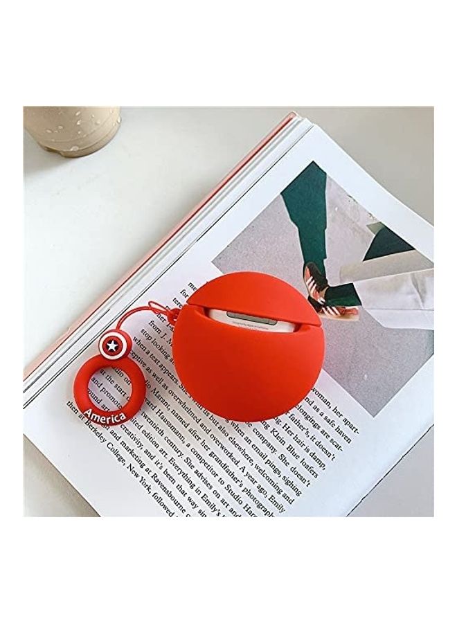 YONK Protective Case Cover Compatible with New Apple AirPods 3rd Generation Red/White - Image 3