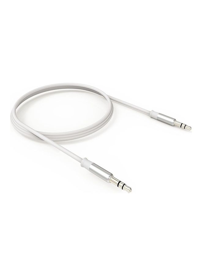 YONK 3.5mm Auxiliary Audio Cable White - Image 1