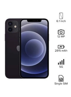 iPhone 12 Dual Sim 256GB Black 5G