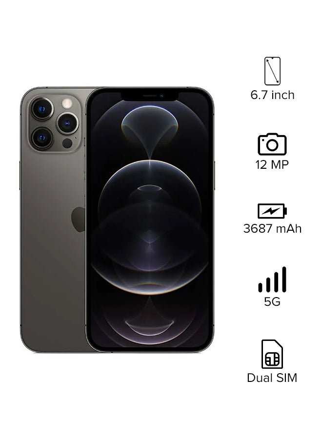 Apple - iPhone 12 Pro Max With Facetime Dual Sim 256GB Graphite 5G - HK Specs - Image 1