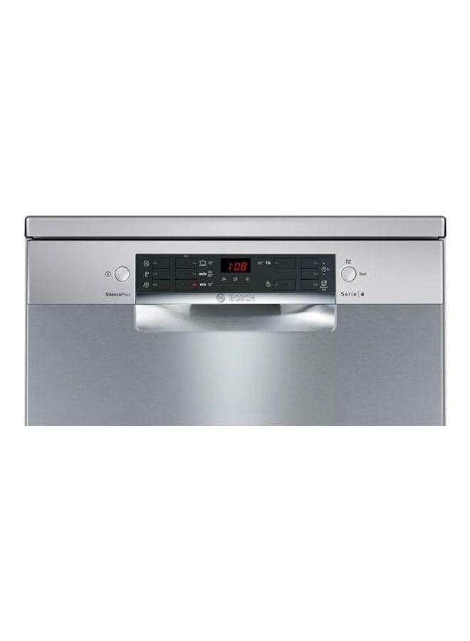 بوش غسالة أطباق سعة 12 طقم مع شاشة ديجيتال من الستانلس ستيل طراز Sms45Di10Q 12 L SMS45DI10Q فضي - Image 3