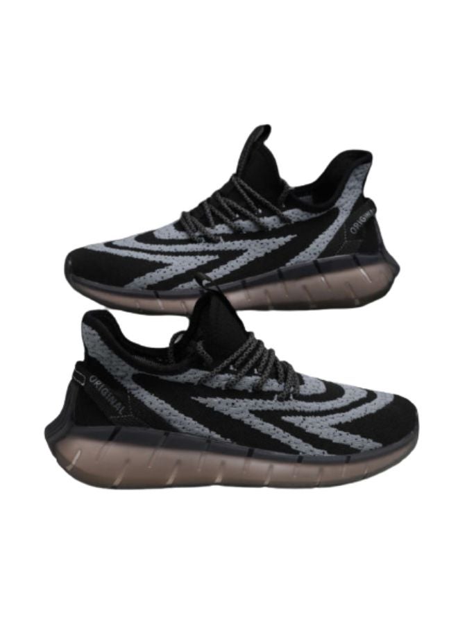 Beauenty Summer Lace-Up Low Top Sneakers Black/Grey  - Image 2