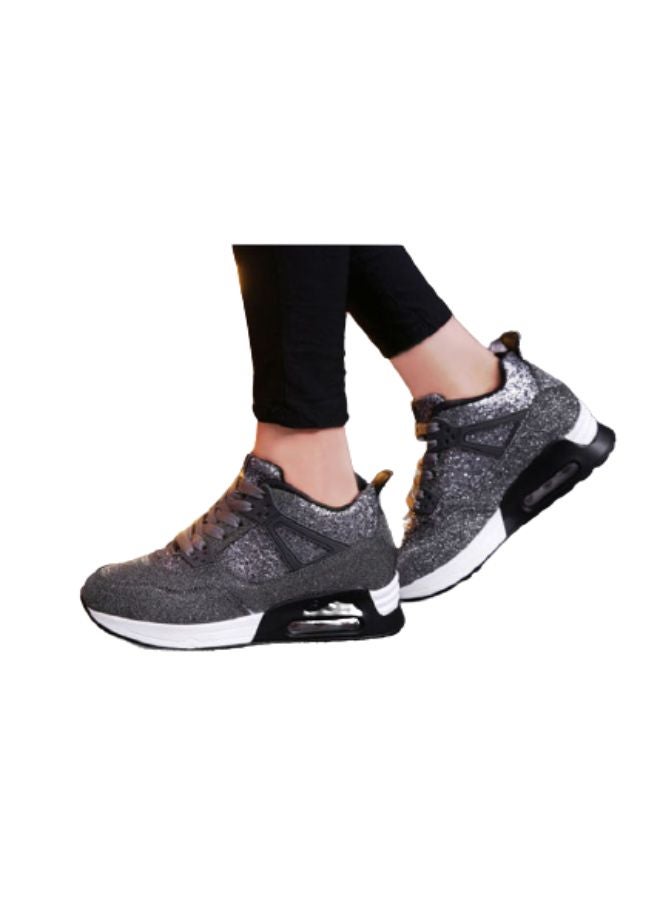 Beauenty Lace-Up Low Top Sneakers Grey/White  - Image 4