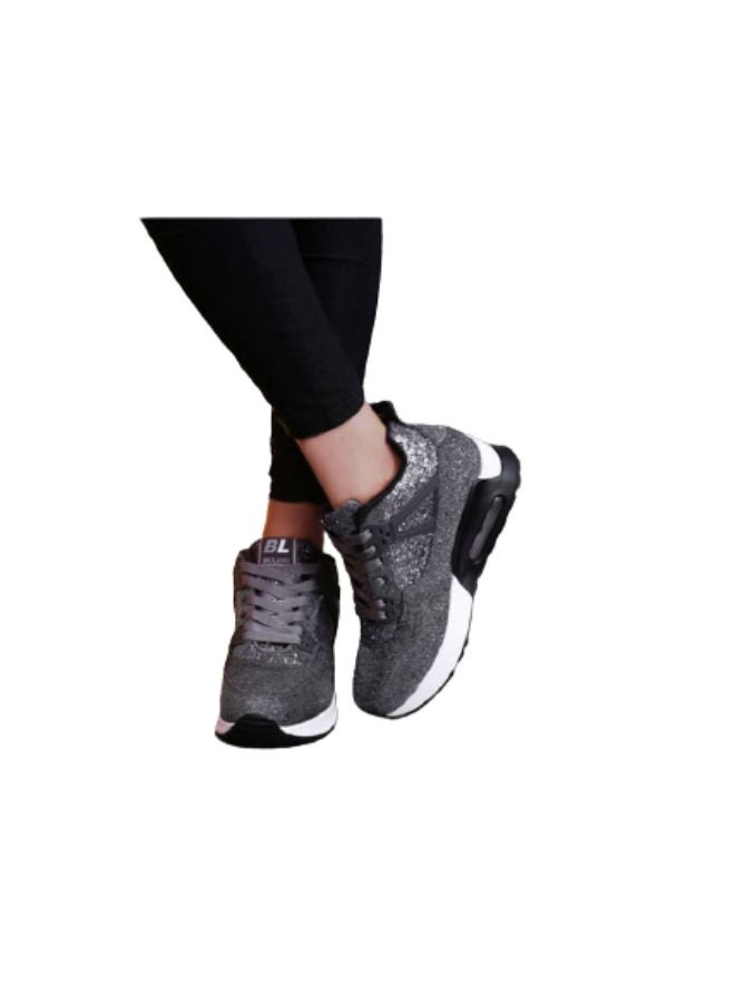 Beauenty Lace-Up Low Top Sneakers Grey/White  - Image 5
