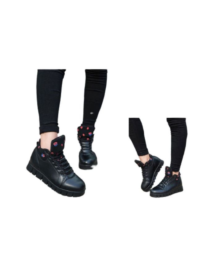 Beauenty Lace-Up Casual Boots Black  - Image 5