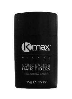 Kmax Concealing Hair Fibers Dark Grey 15grams  - Image 1