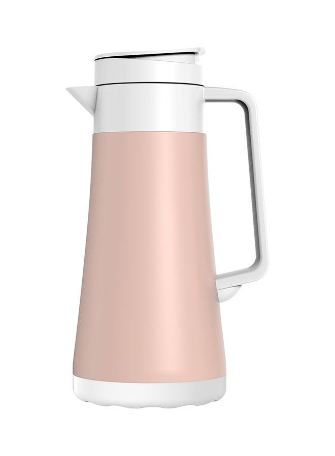 Penguen Double Wall Stainless Steel Vacuum Flask Pink/White 13x10.8x25.8cm  - Image 4