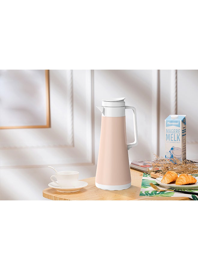 Penguen Double Wall Stainless Steel Vacuum Flask Pink/White 13x12.2x31.3cm  - Image 5