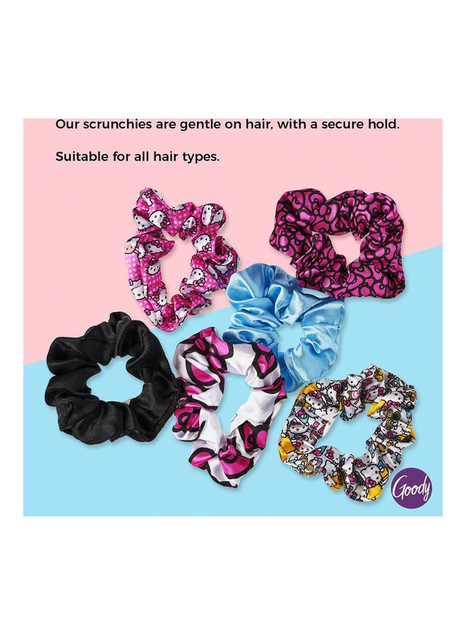 Goody - 6 Pcs Hello Kitty Scrunchies - Image 1