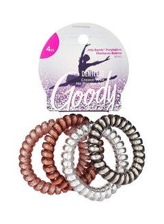 Goody 4 Pcs Icy Holiday Coils  - Image 1