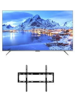 65-Inch 4K Smart Frameless LED TV With Android System And Built-In Receiver 4T-C65DL6EX  With Flat Panel TV Wall Mount Bracket GM-B118 4T-C65DL6EX /bundle/Gift Black