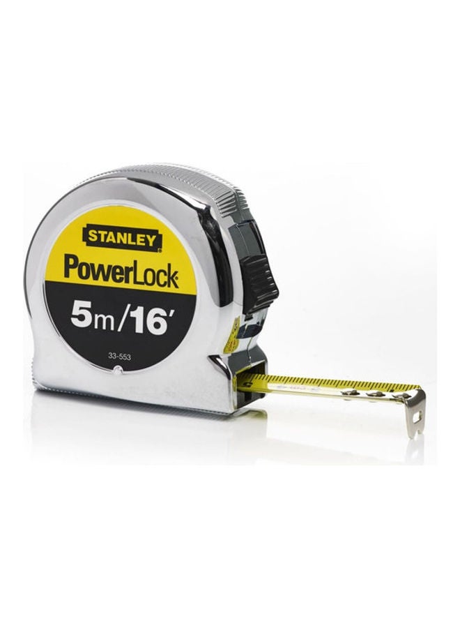 Stanley Powerlock Measuring Tape Silver 14 X 8cm - Image 1